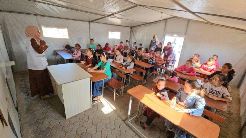 حملة: مدرسة من الخيام لأطفال جباليا